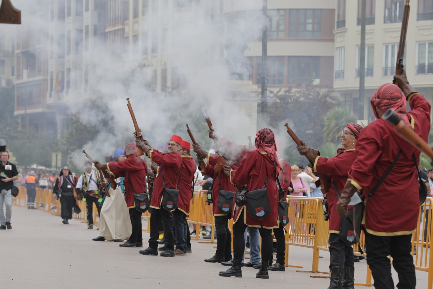 Trabucà en el centro de València