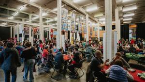 Mesas de juego en una de las anteriores ediciones del DAU.