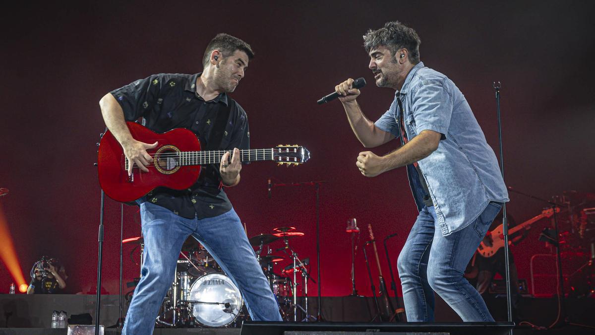 Concierto de Estopa en el Estadi Olímpic