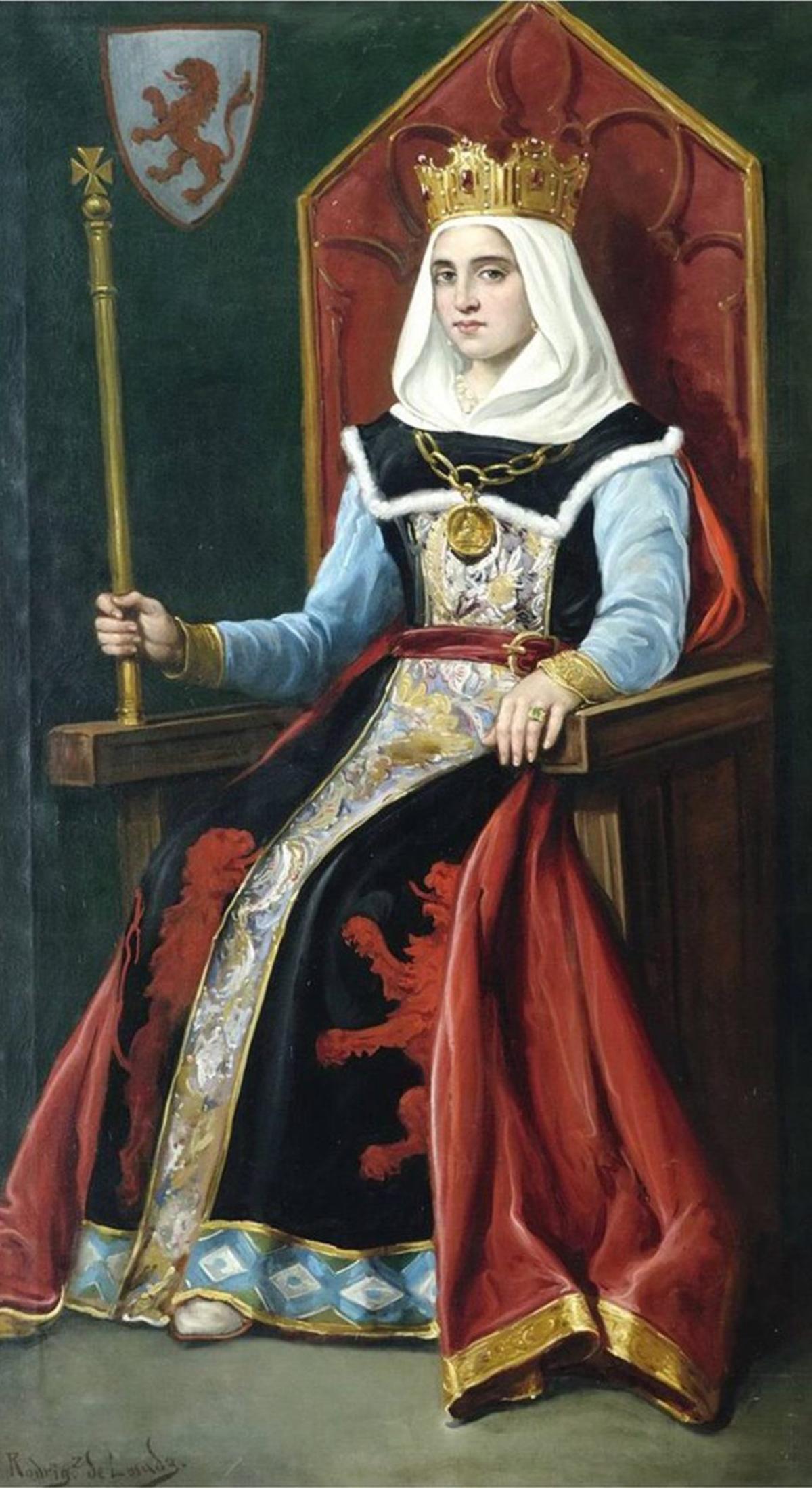 Urraca Alfonso, «la asturiana», nieta de la reina Urraca I.