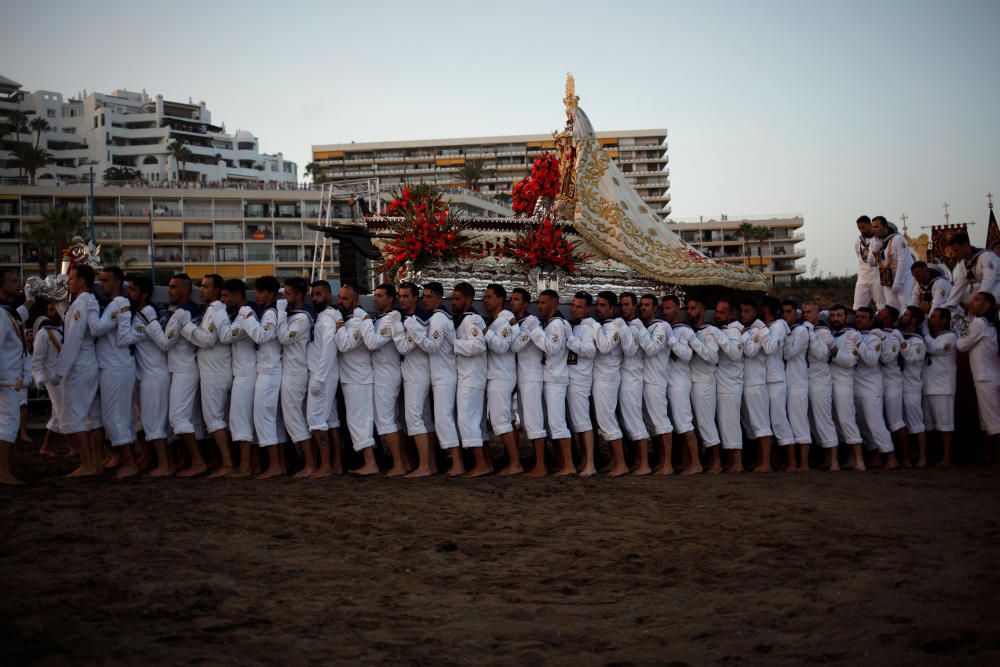 Torremolinos celebra la procesión de la Virgen del Carmen