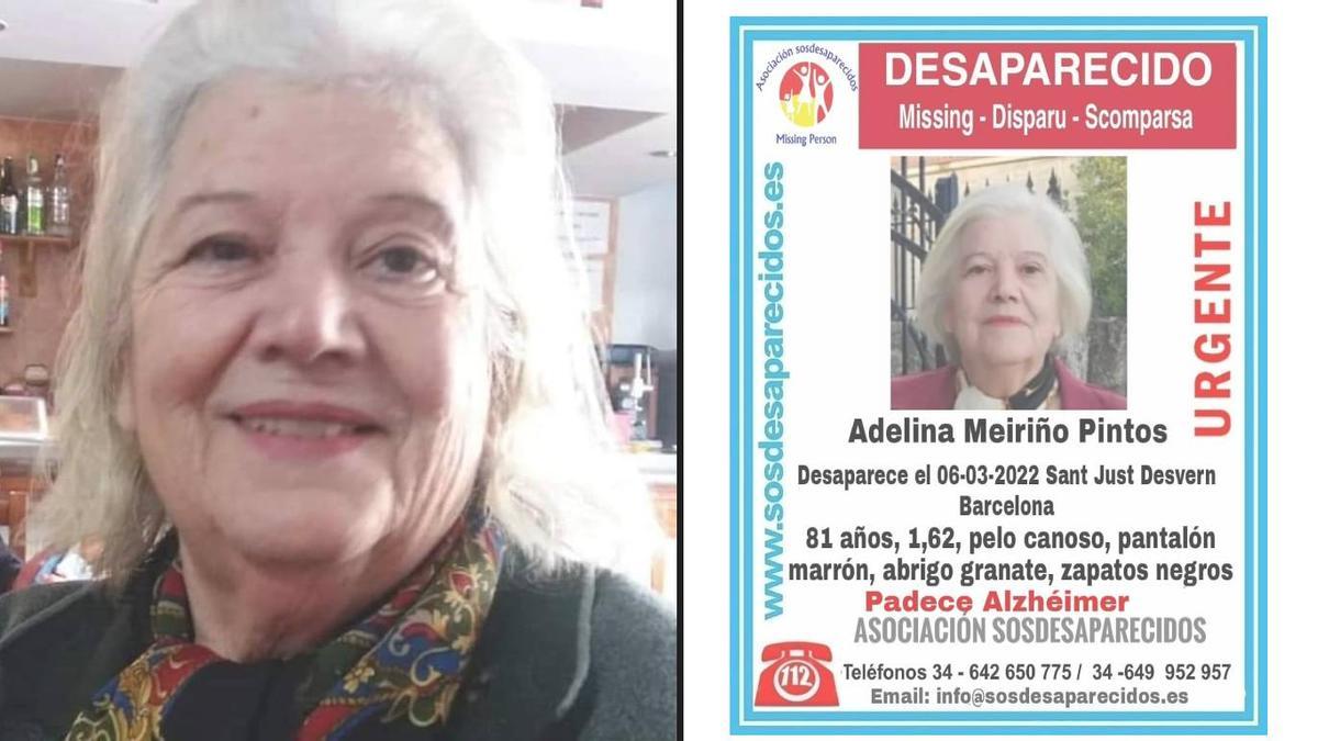 Doce días sin rastro de Adelina, desaparecida en Barcelona.
