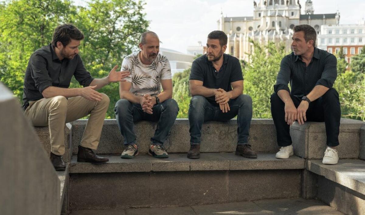 Los cuatro protagonistas de Machos Alfa