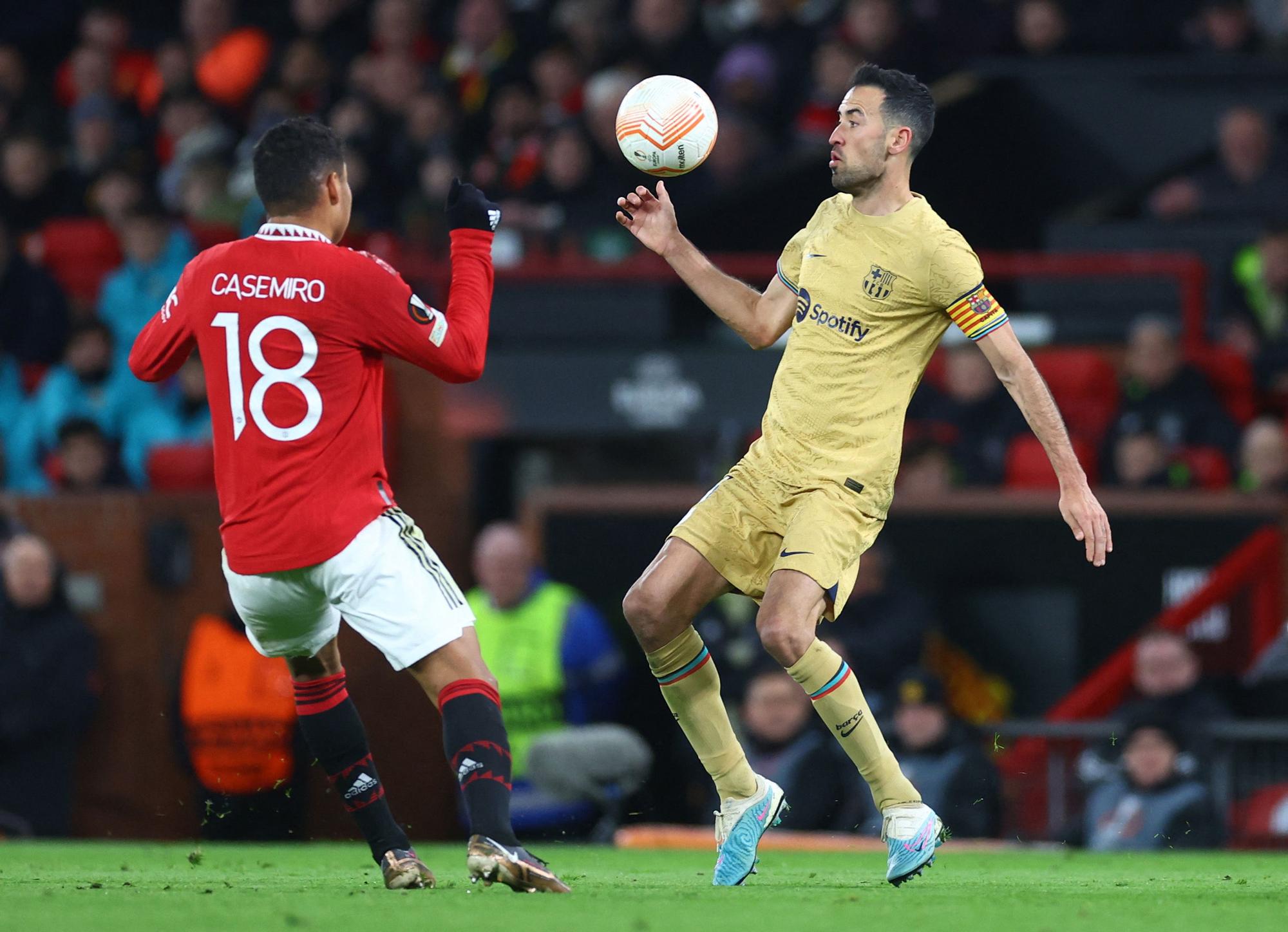 Europa League - Play-Off Second Leg - Manchester United v FC Barcelona