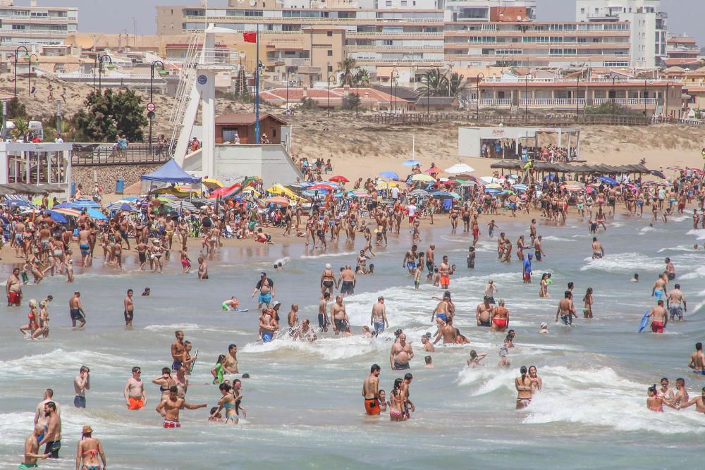 Bandera roja en las playas alicantinas