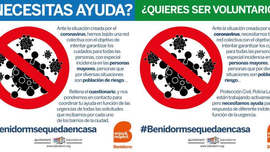 Cartel anunciador de la campaña de voluntariado