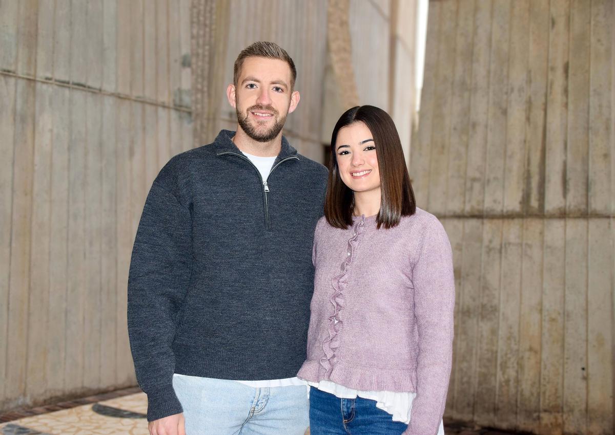 Otra imagen de los nuevos abanderados