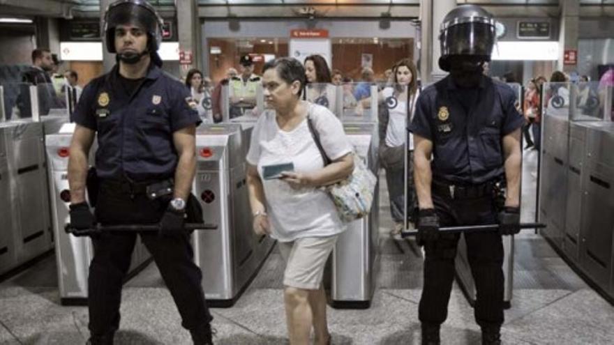 Jornada de huelga de metro, tren y autobús en Madrid y Barcelona