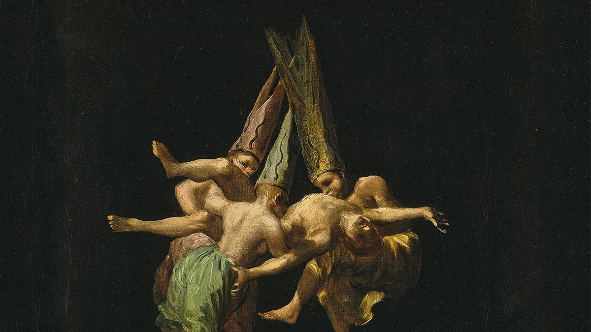 Vuelo de brujas (1798) / Goya