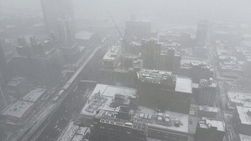 Vídeo: Nova York pateix la nevada més grossa dels últims dos anys