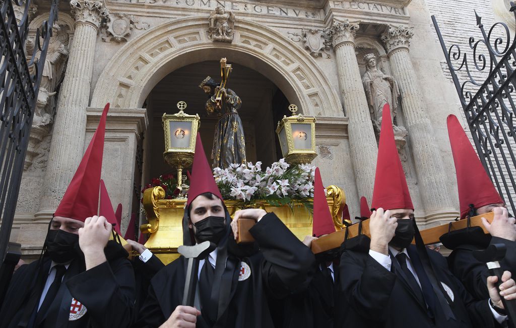 La procesión del Viernes Santo de Murcia, en imágenes