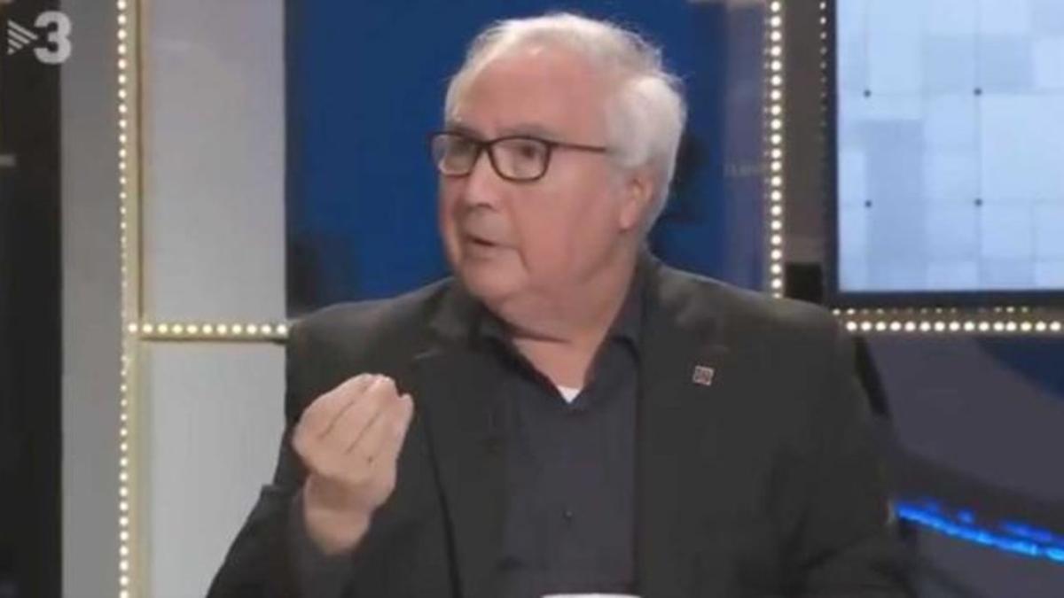 Manuel Castells, en una imagen de su intervención en 'FAQS'.