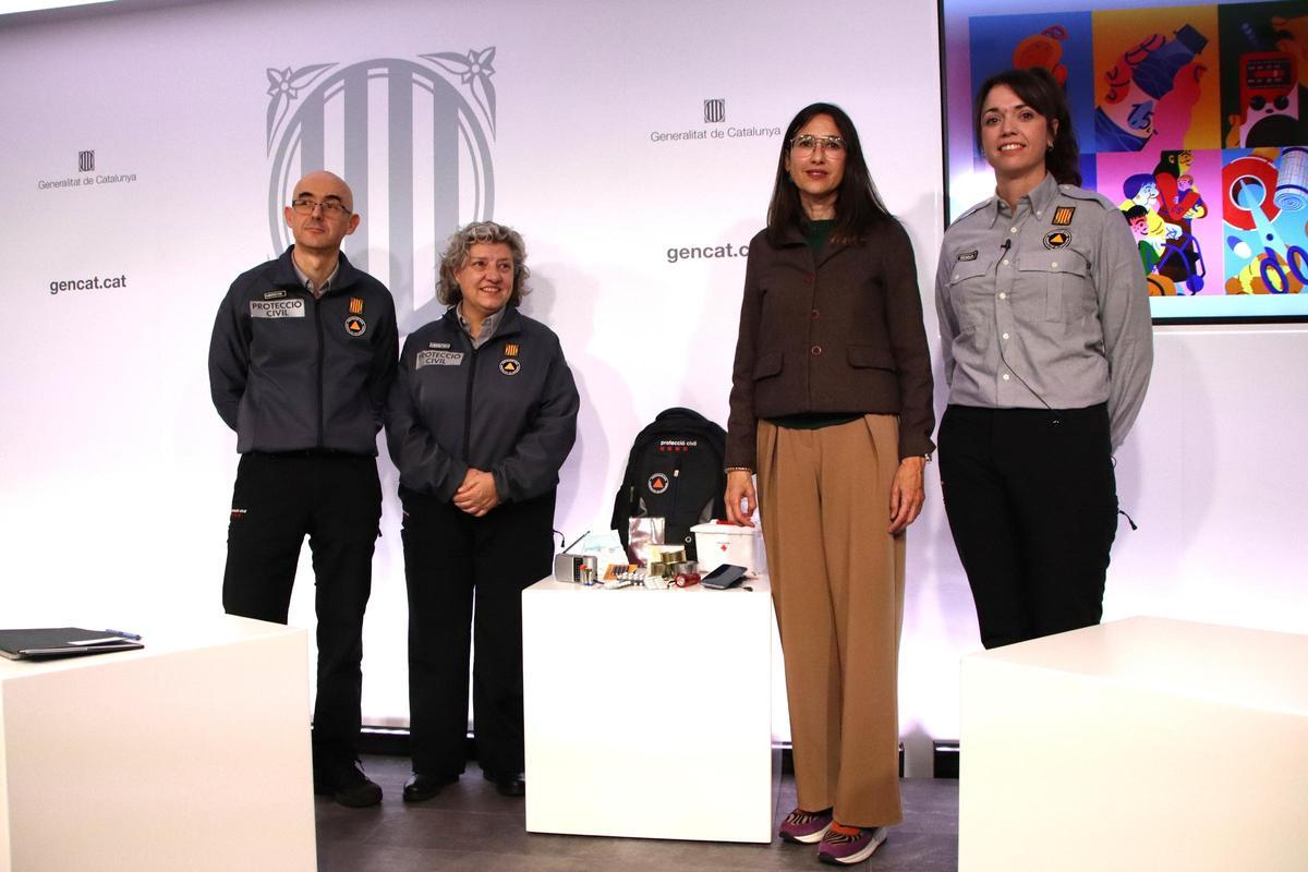 Acte de presentació de la campanya del kit d'emergències per part de la conselleria d'Interior