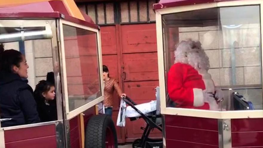 Navidad 2018 en Cambados | Papá Noel llega en tren para Nochebuena