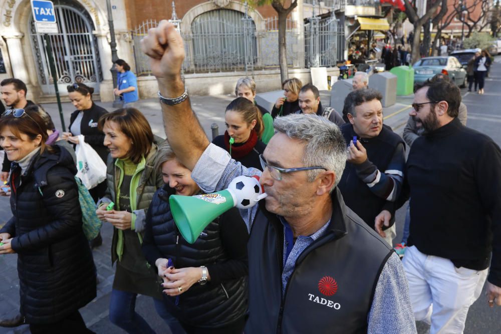 Protesta de los comerciantes del Mercado Central