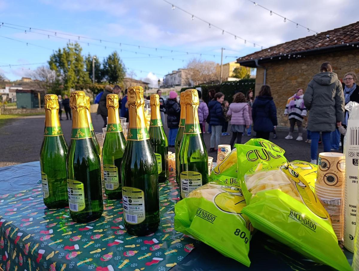 Así se vivieron las campanadas infantiles en Valdesoto