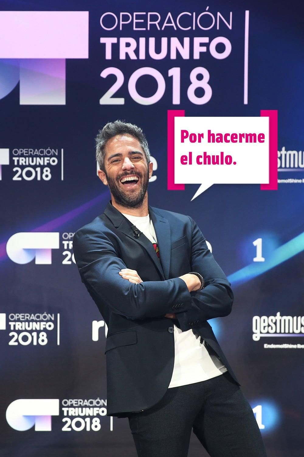 Roberto Leal se hace el chulo