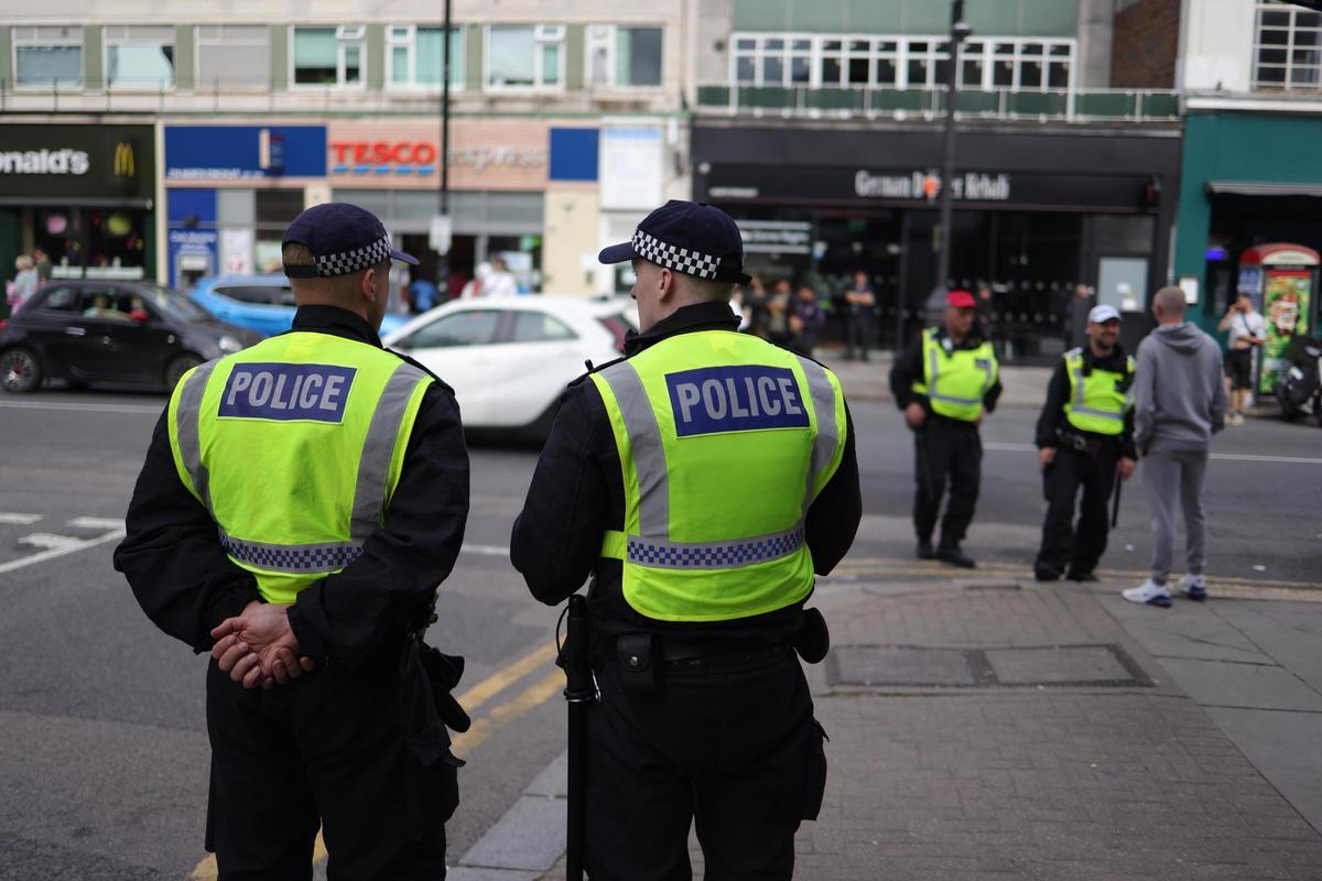 Agentes de la Policía de Londres.