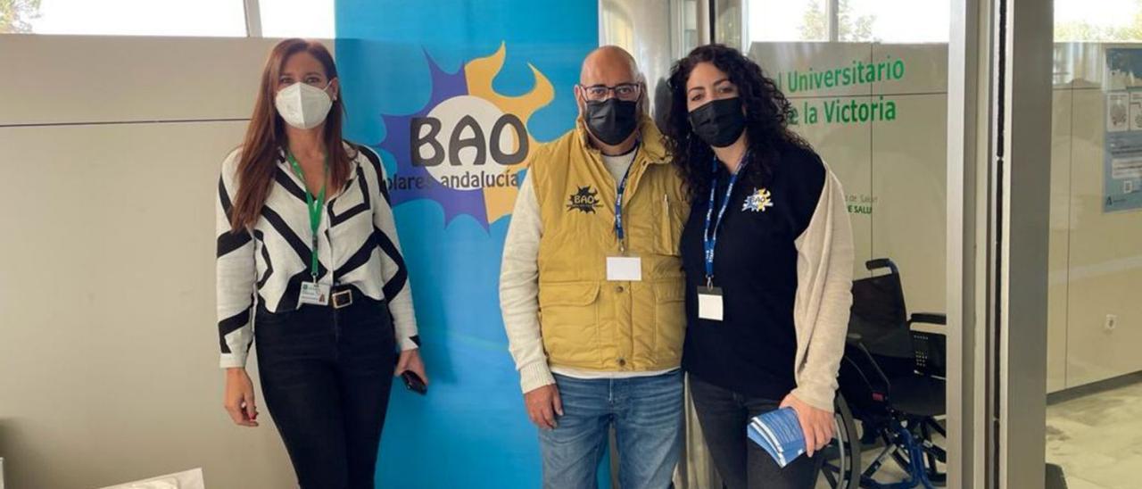 Voluntarios de la asociación de Bipolares de Andalucía Oriental (BOA).