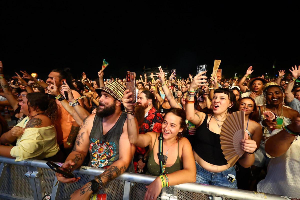 El reggae y otros rtimos urbanos fueron protagonistas de las actuaciones del festival.