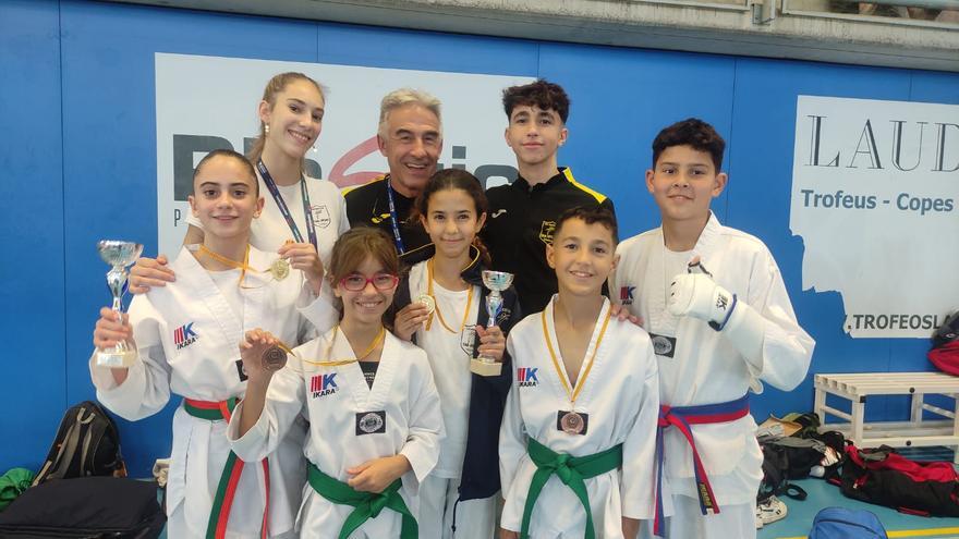 Medalles pel Jan-su, Tae Sport i Ki Hop en el Campionat de Catalunya infantil de taekwondo