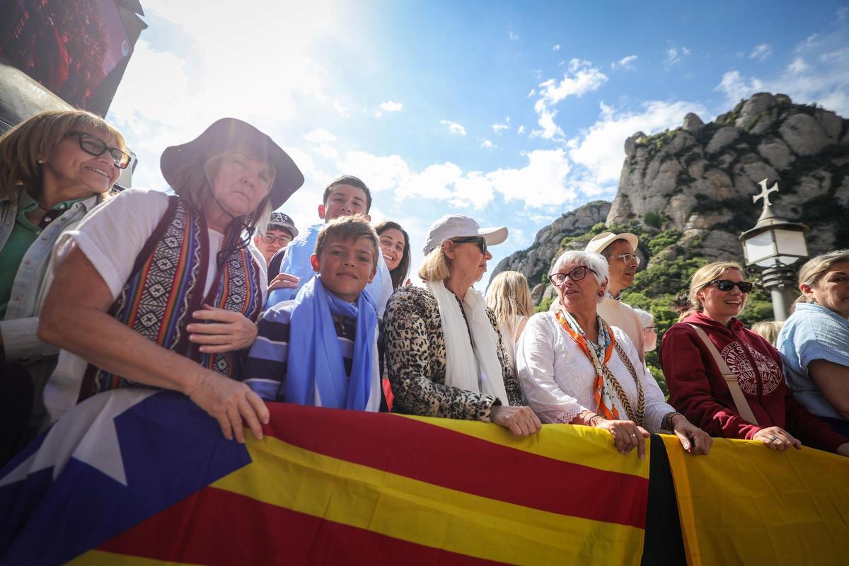 El Papa León XIV visita Montserrat
