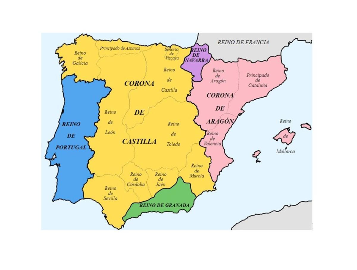 Mapa de España en el siglo XVIII