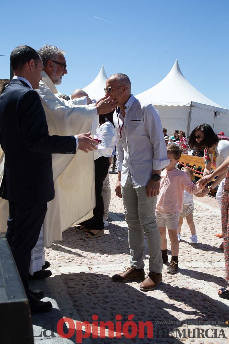 Imposición de nuevos hermanos cofrades de la Vera Cruz de Caravaca