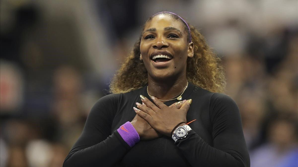 aguasch49724992 serena williams  of the united states  reacts after defeatin190906203805