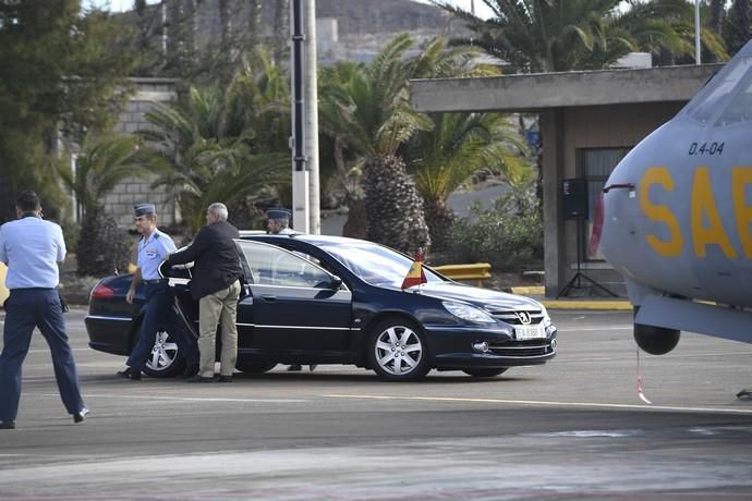 CANARIAS Y ECONOMIA 18-01-2019 BASE AEREA DE GANDO. TELDE-INGENIO. Ejército del Aire. Bienvenida del escuadrón del 10ª contingente del destacamento rappa en Sigonella.  FOTOS: JUAN CASTRO