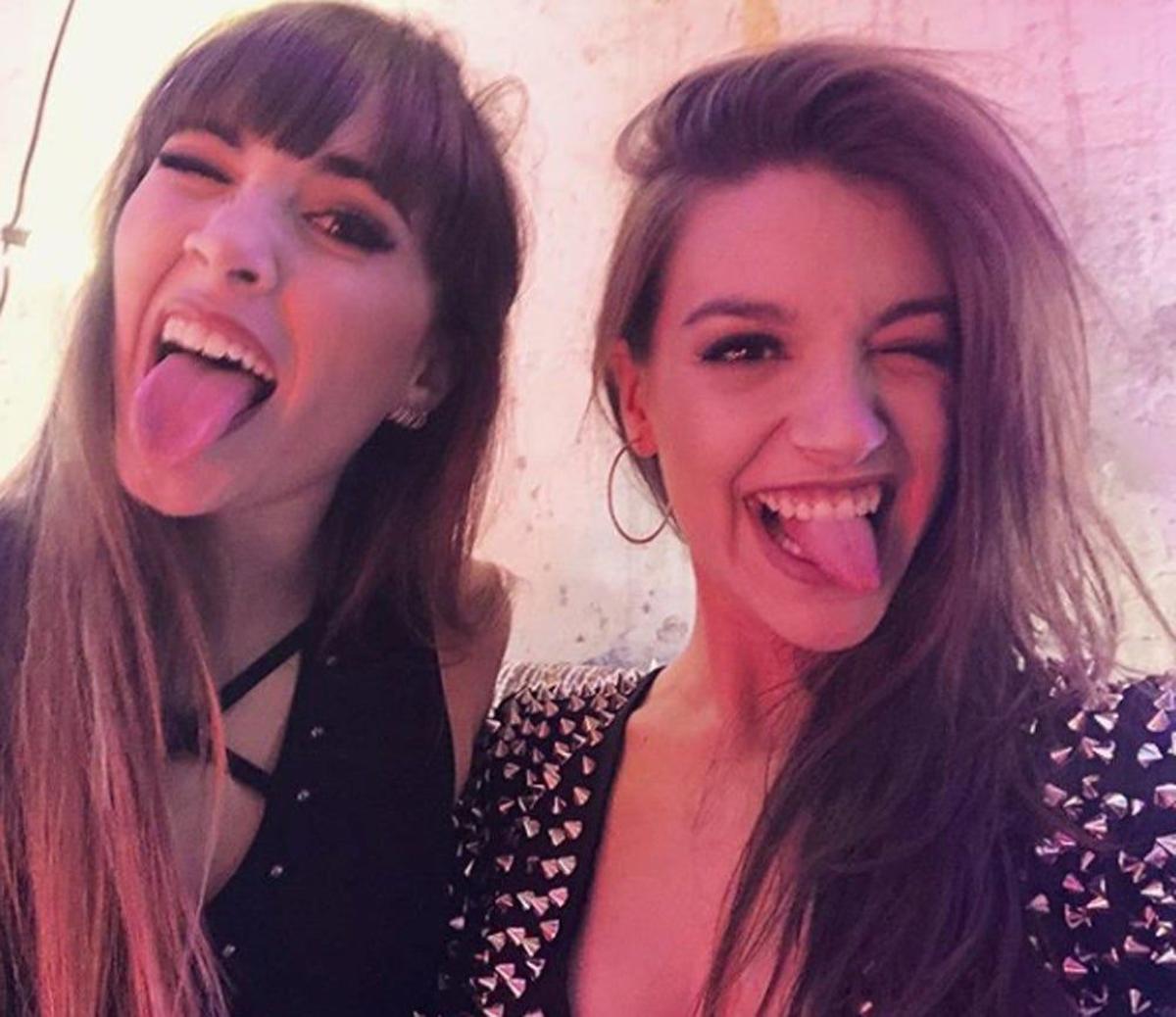 Con su amiguitísima, Aitana