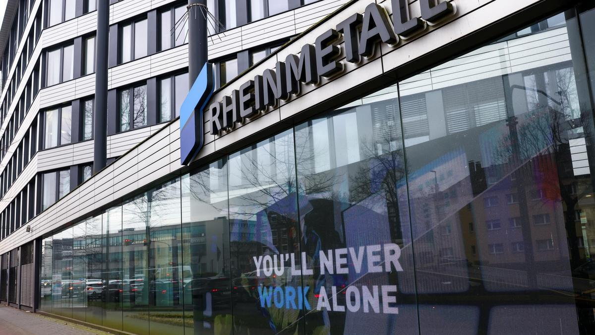Oficinas de Rheinmetall en la localidad alemana de Düsseldorf.