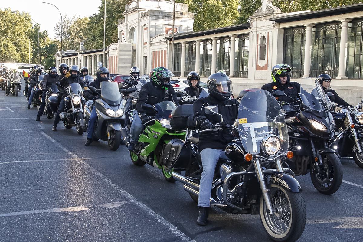 Una ruta motera solidaria por Córdoba pone fin a los actos de la Guardia Civil