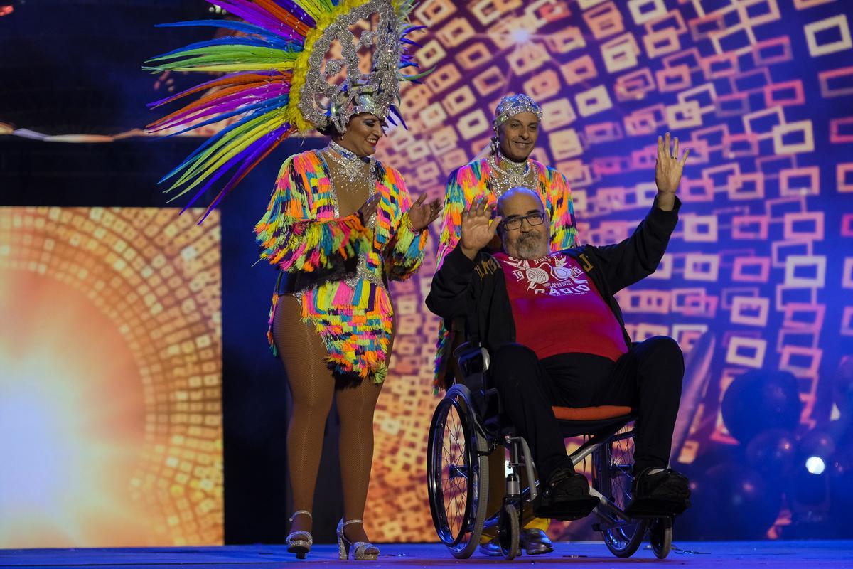 Homenaje a Paco Matías (Paco del Miau) en el Carnaval de 2023.