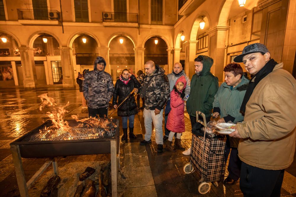 La borrasca Gloria estropea la Revetla de Sant Sebastià