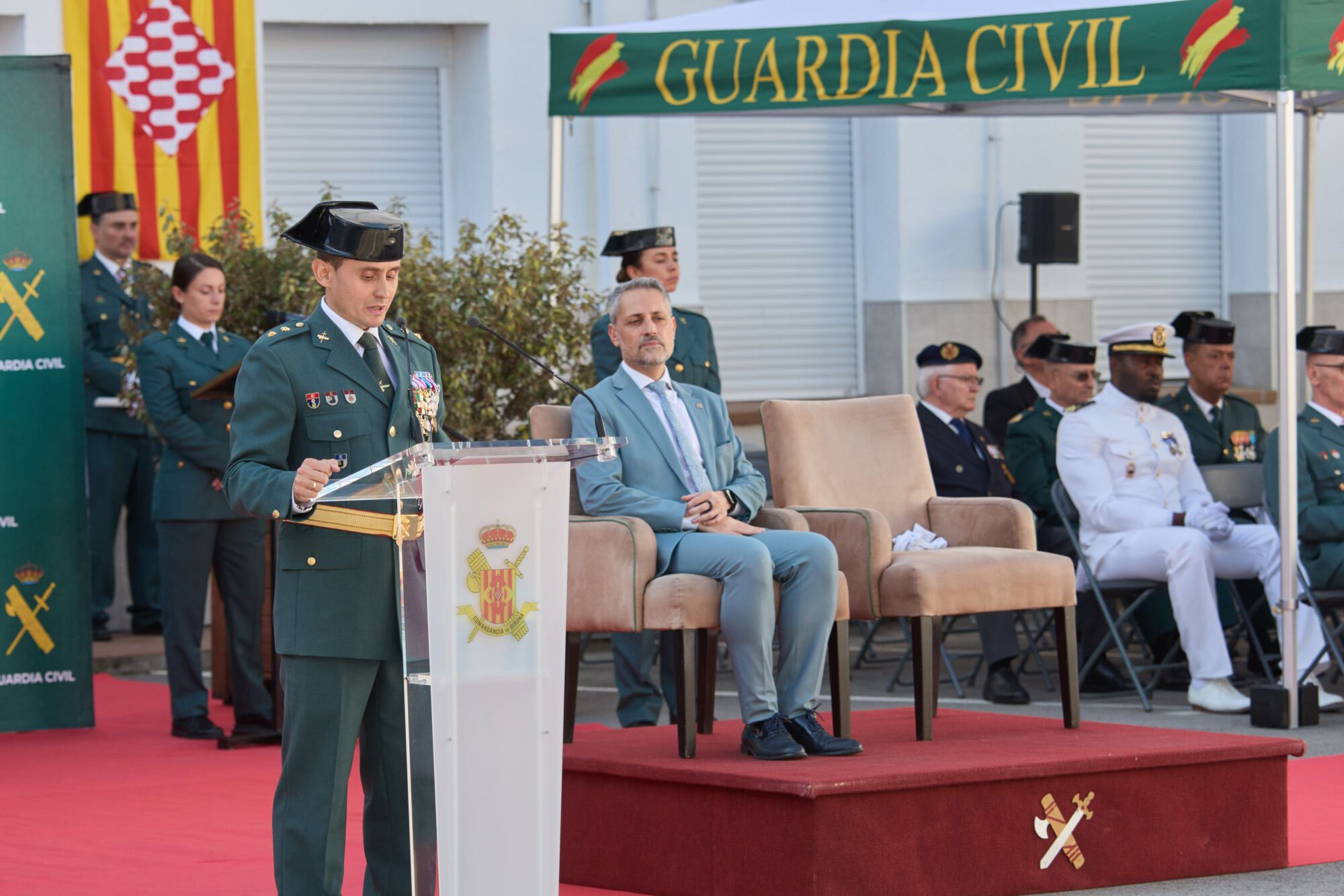 Les millors fotos de l'acte conmemmoratiu Comandància de la Guàrdia Civil a Girona