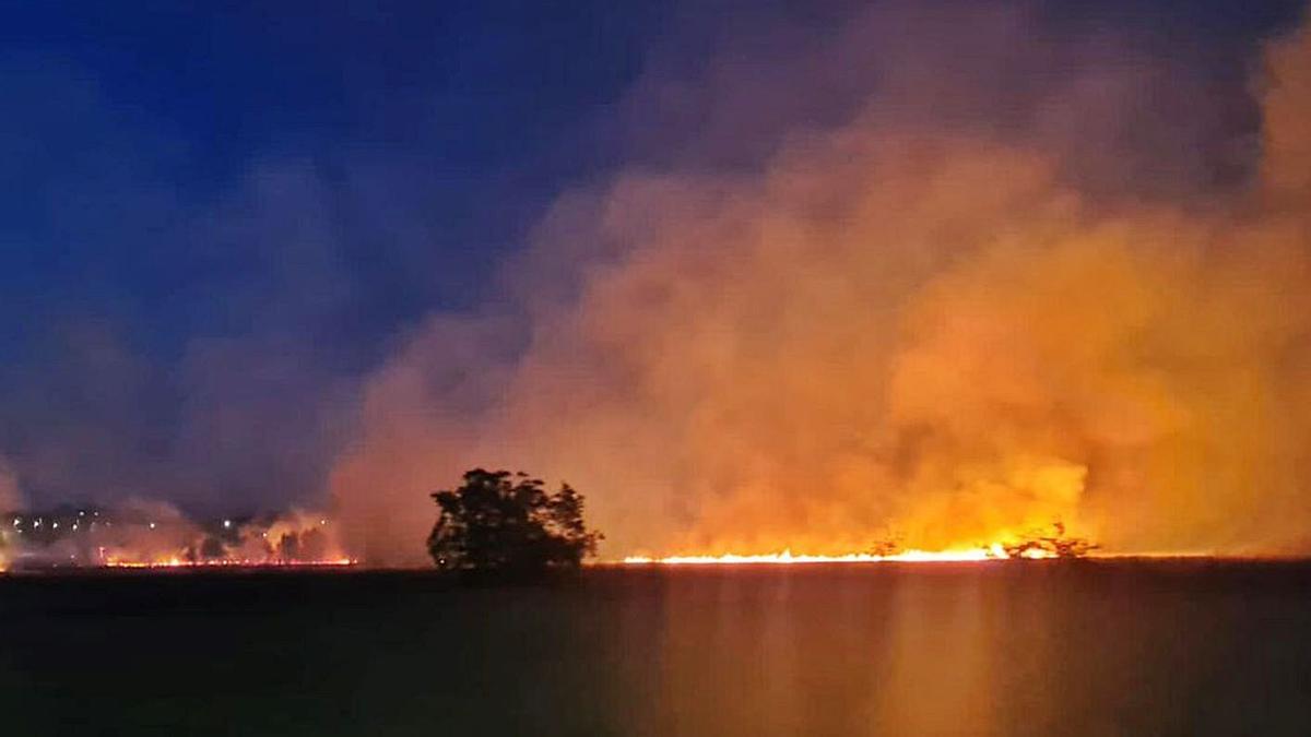 Incendio en Benavente.