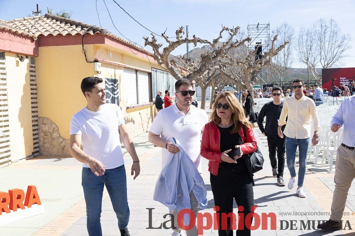 Presentación de José Vélez como candidato del PSOE a la presidencia de la Comunidad