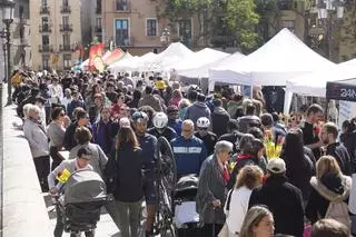 El Barri Vell de Girona recupera l'ambient de Sant Jordi