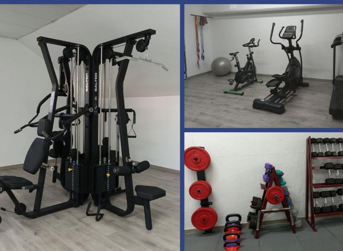 El gimnasio cuenta también con nuevo material. | SERVICIO ESPECIAL