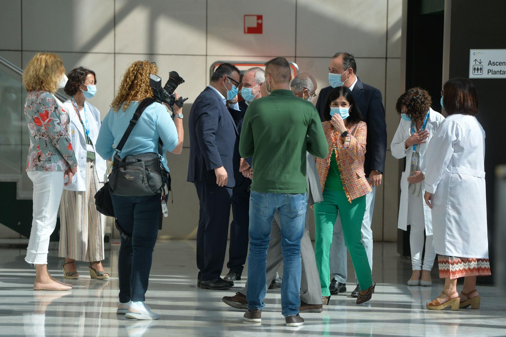 La ministra de Sanidad Carolina Darias visita el Hospital Universitario Insular de Gran Canaria