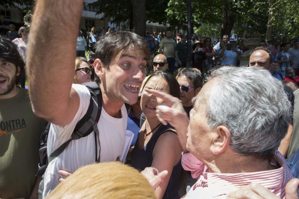 Acto electoral de Podemos en Oviedo con Juan Carlos Monedero