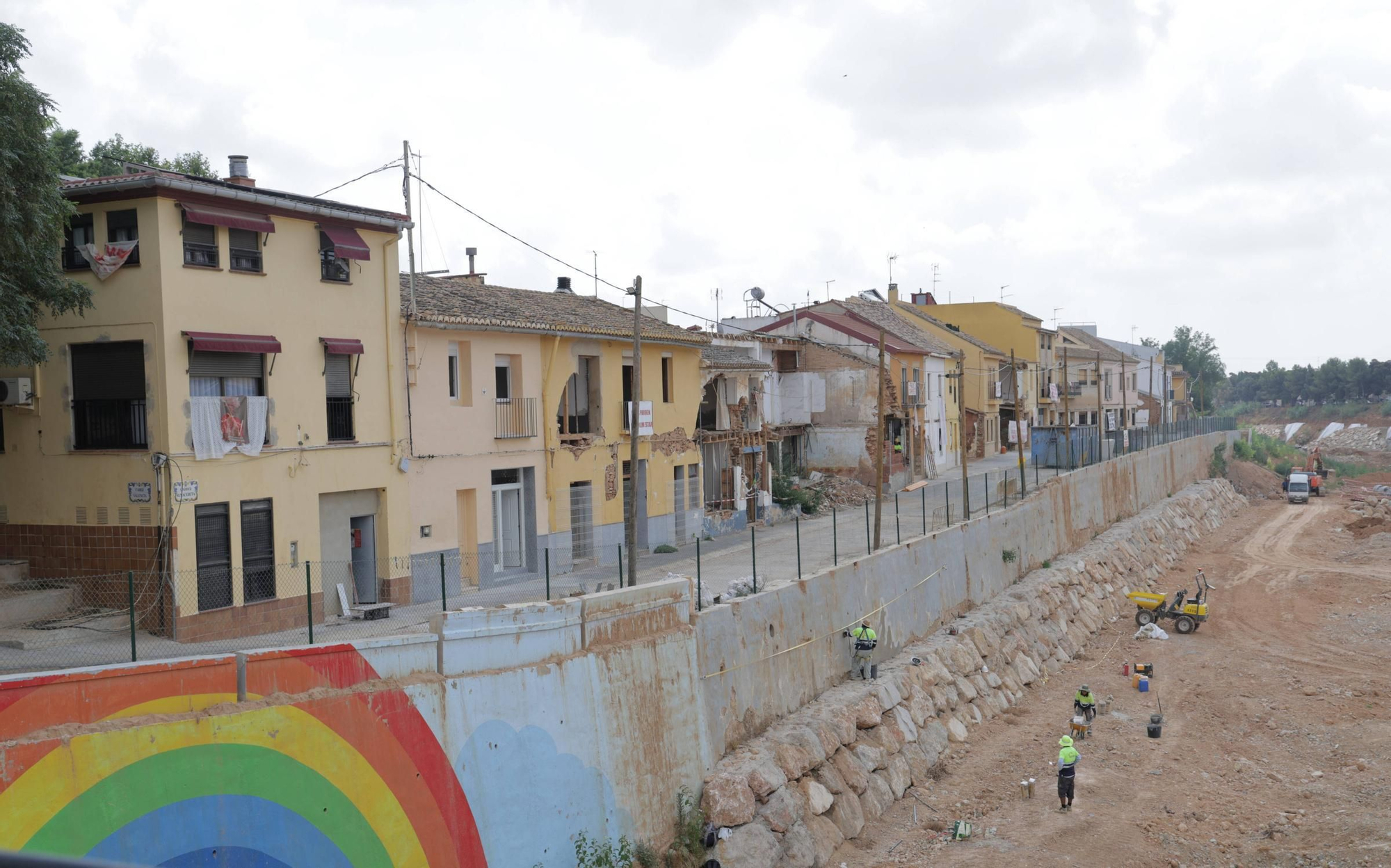 La calle Almassereta de Picanya nueve meses después
