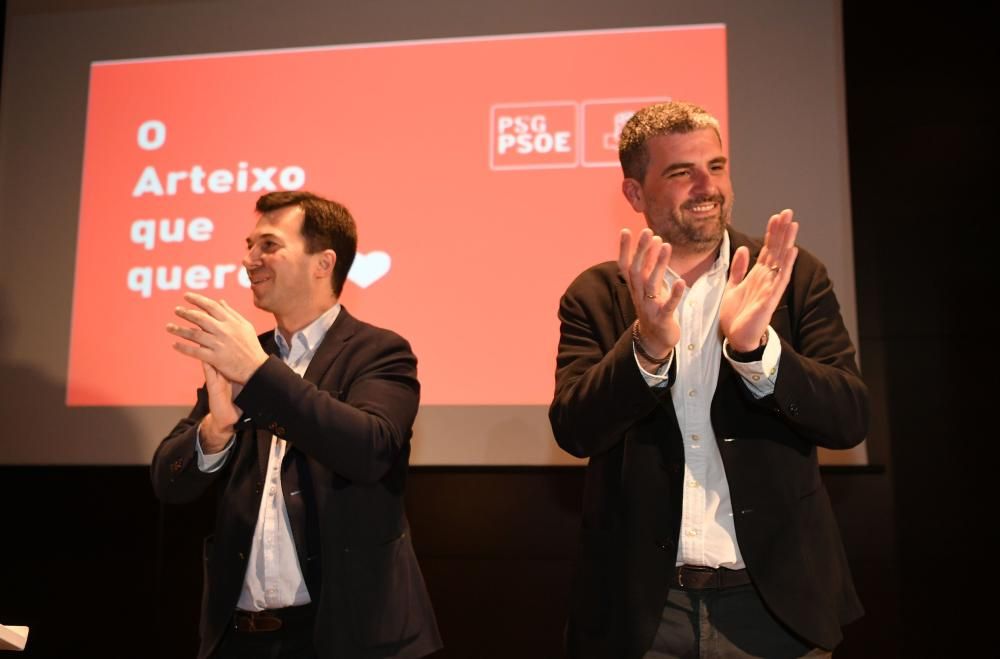 Presentación del candidato del PSOE de Arteixo