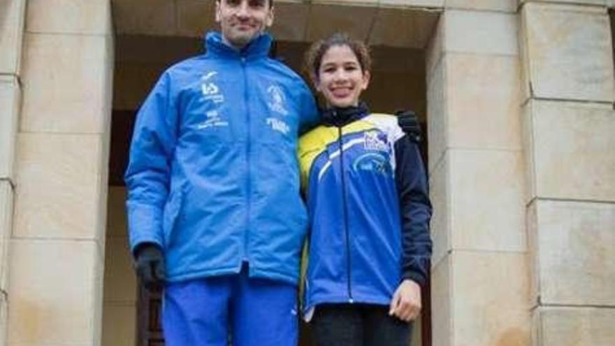 Manuel Álvarez y Dounia Marzoug.