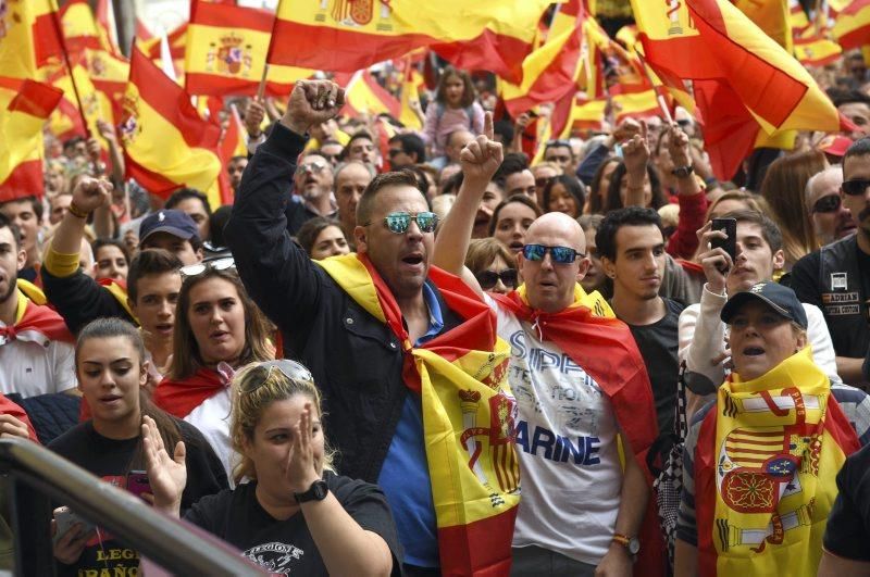 Manifestación contra el 1-0 en Zaragoza