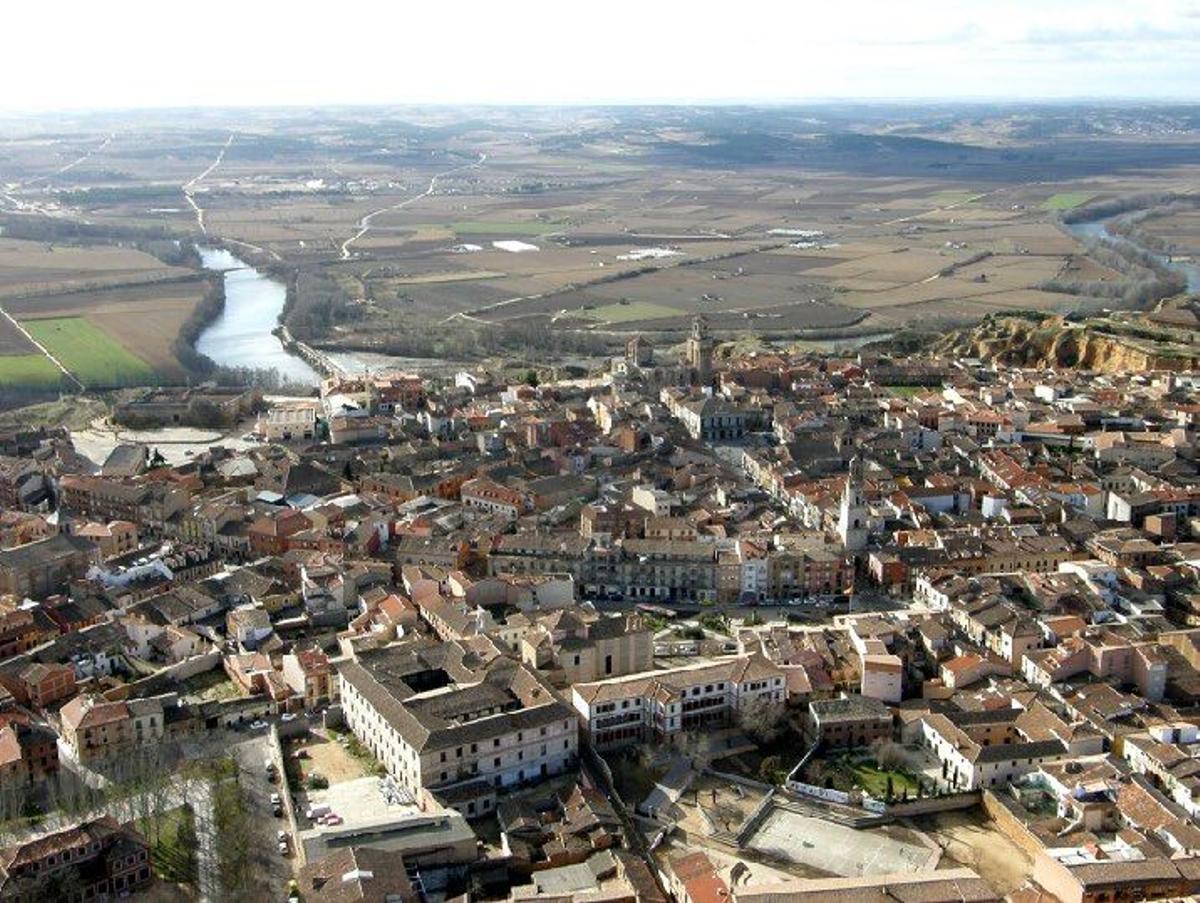 Vista aérea de la ciudad de Toro.