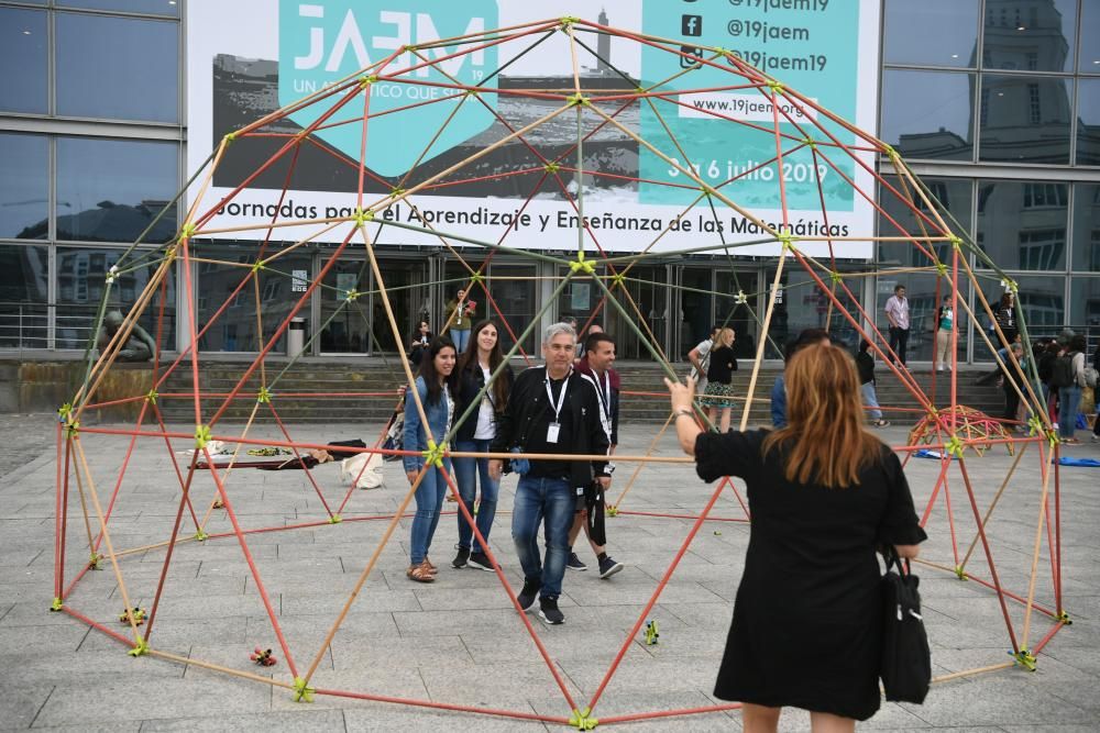 Taller Palitroques en Jornadas para el Aprendizaje y Enseñanza de las Matemáticas