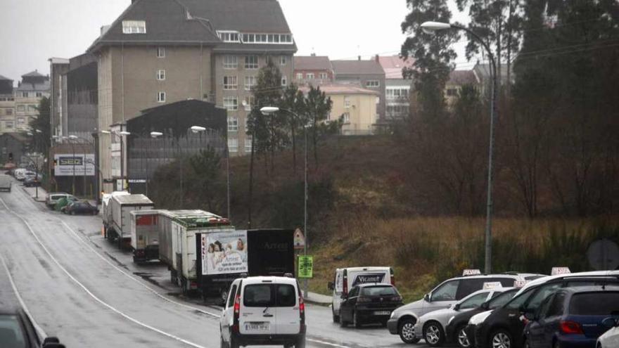 El desarrollo abarca 37.465 metros cuadrados en la salida del casco hacia Pontevedra. // Bernabé/Luismy