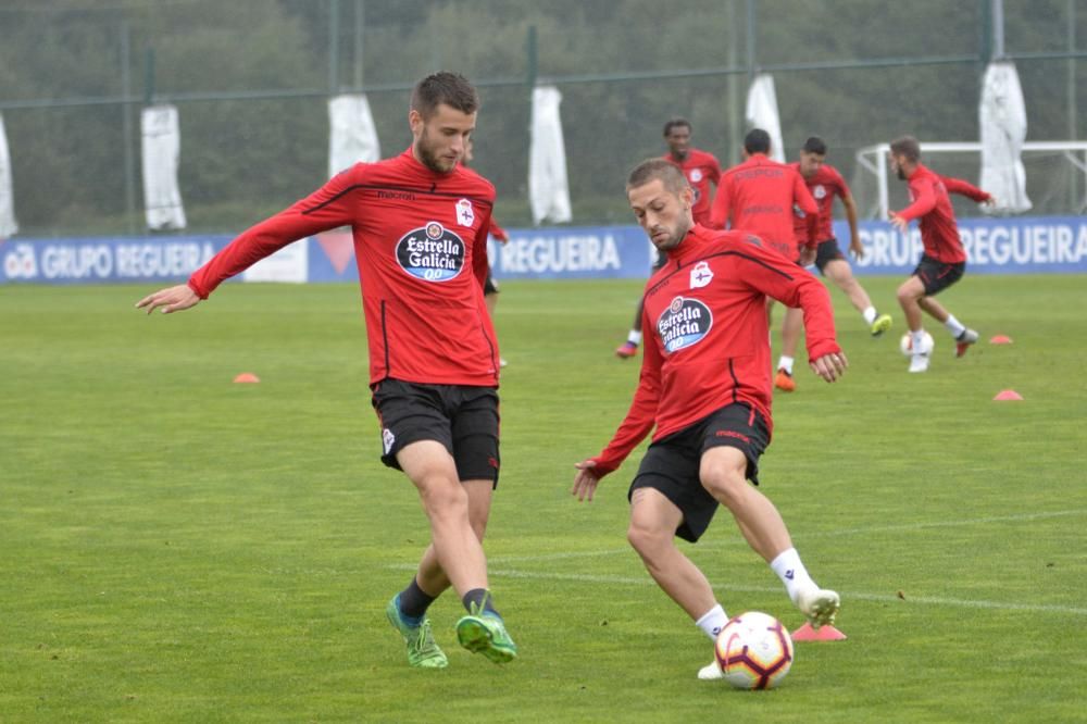 El Dépor prepara el partido contra el Granada